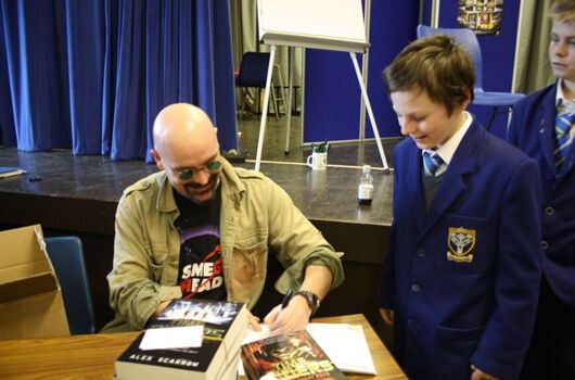 Alex scarrow visit